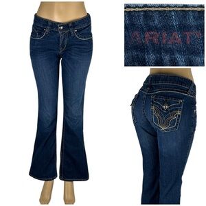 Ariat Ruby Womens Size 27 S Bootcut Leg Jeans 30” Inseam Stretch Denim Western